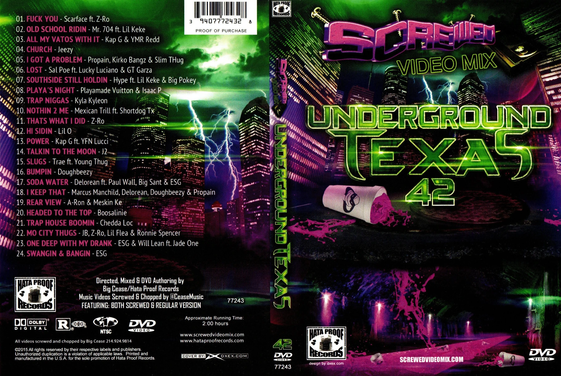 Hata Proof Records - Screwed Video Mix 42 (Underground Texas) cover