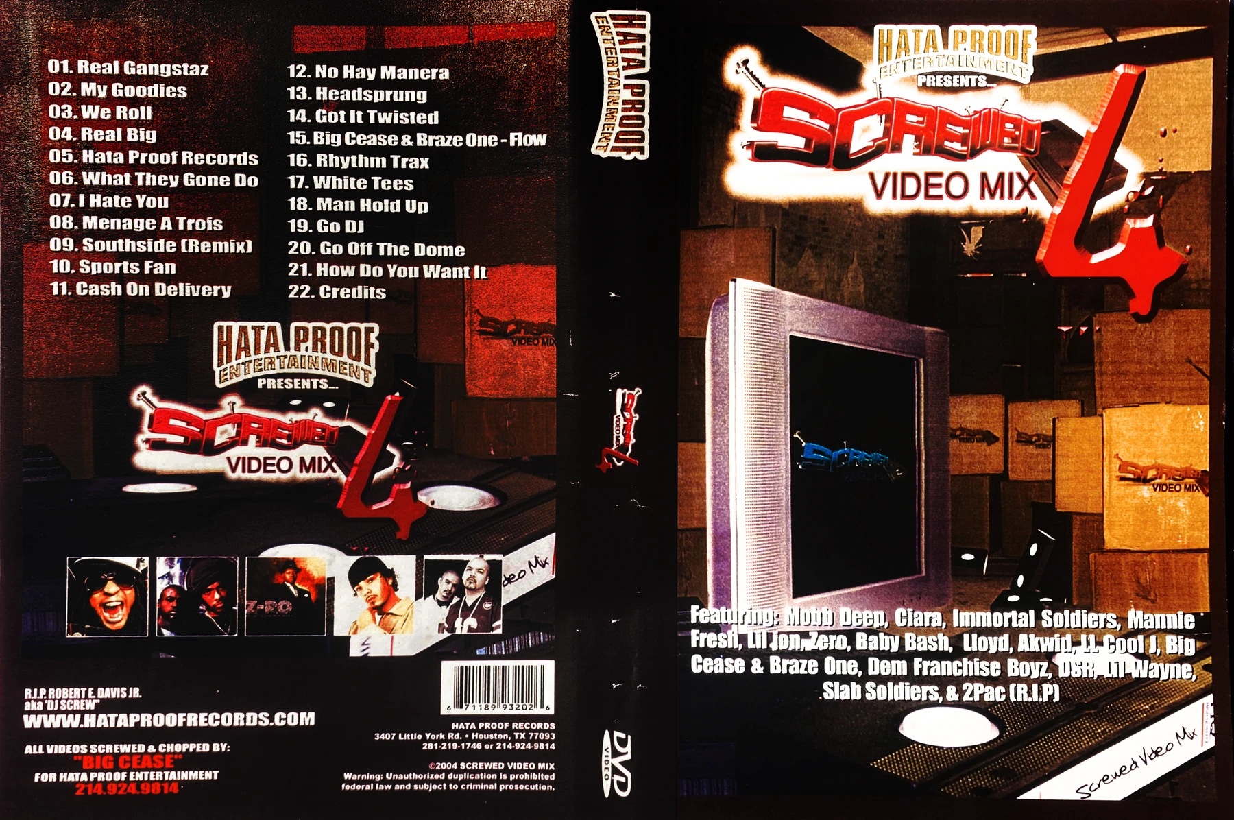 Hata Proof Records - Screwed Video Mix 4 cover