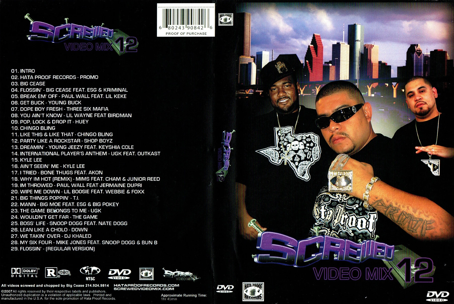 Hata Proof Records - Screwed Video Mix 12 (Flossin Lookin Good) cover