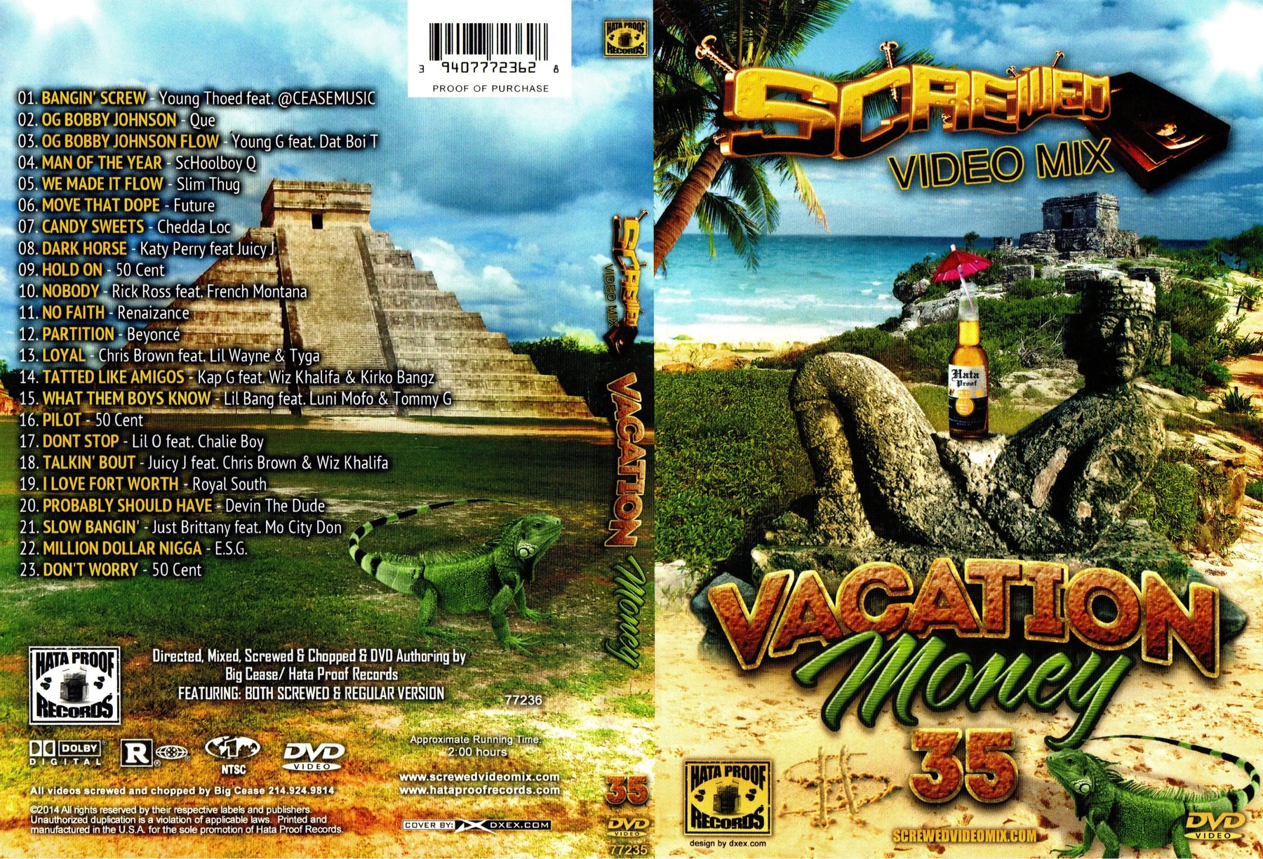 Hata Proof Records - Screwed Video Mix 35 (Vacation Money) cover