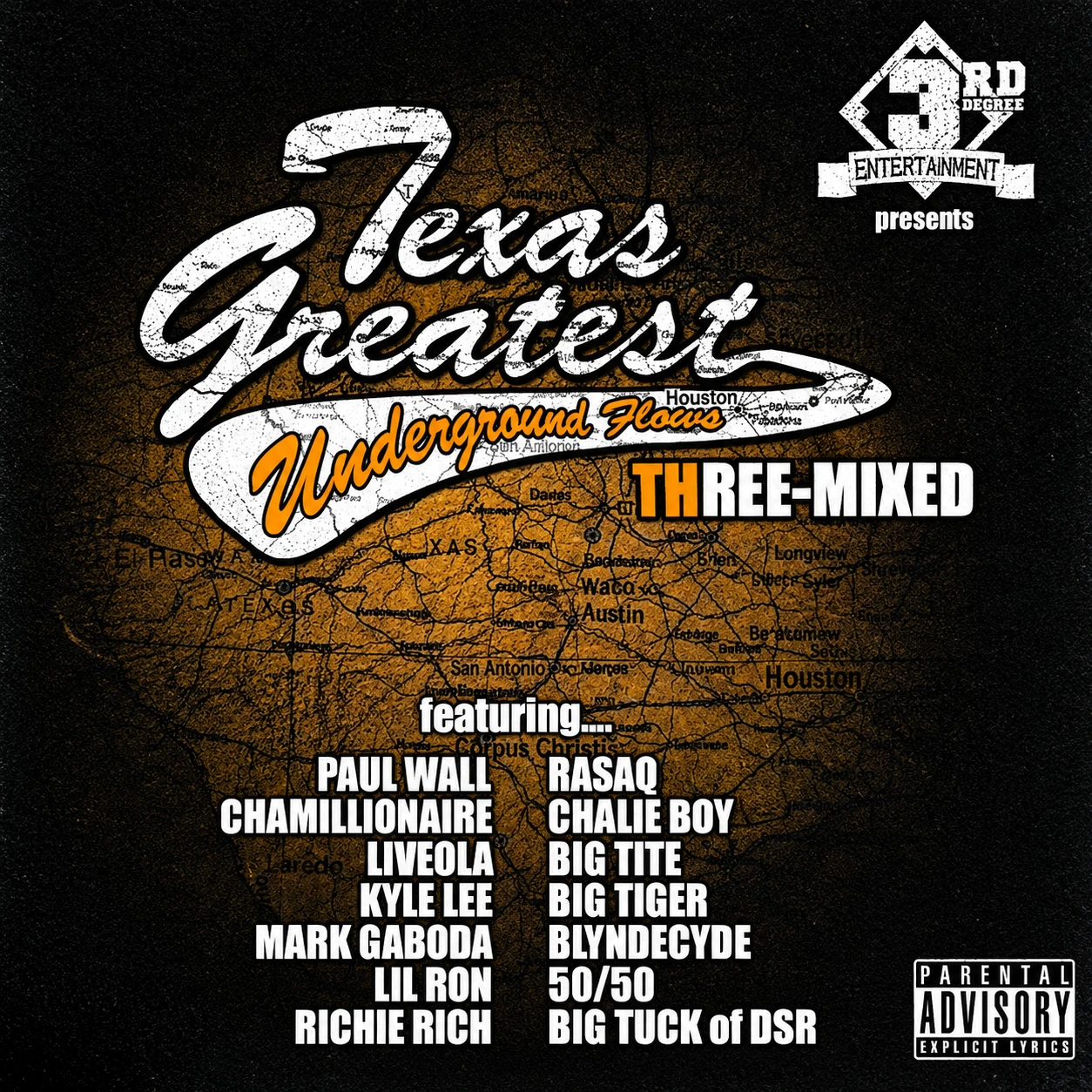 3rd Degree - Texas Greatest Underground Flows Three-Mixed cover