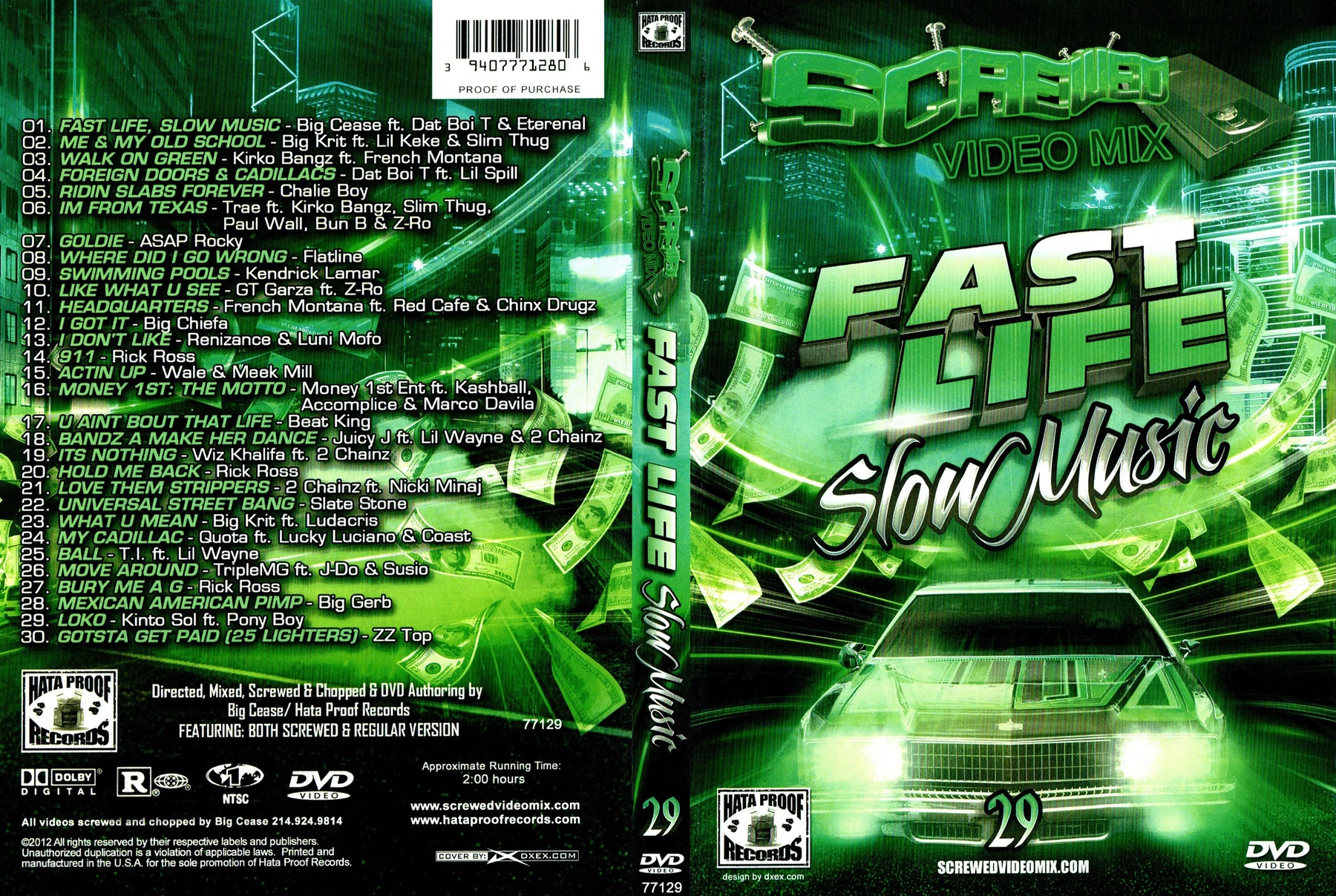 Hata Proof Records - Screwed Video Mix 29 (Fast Life Slow Music) cover