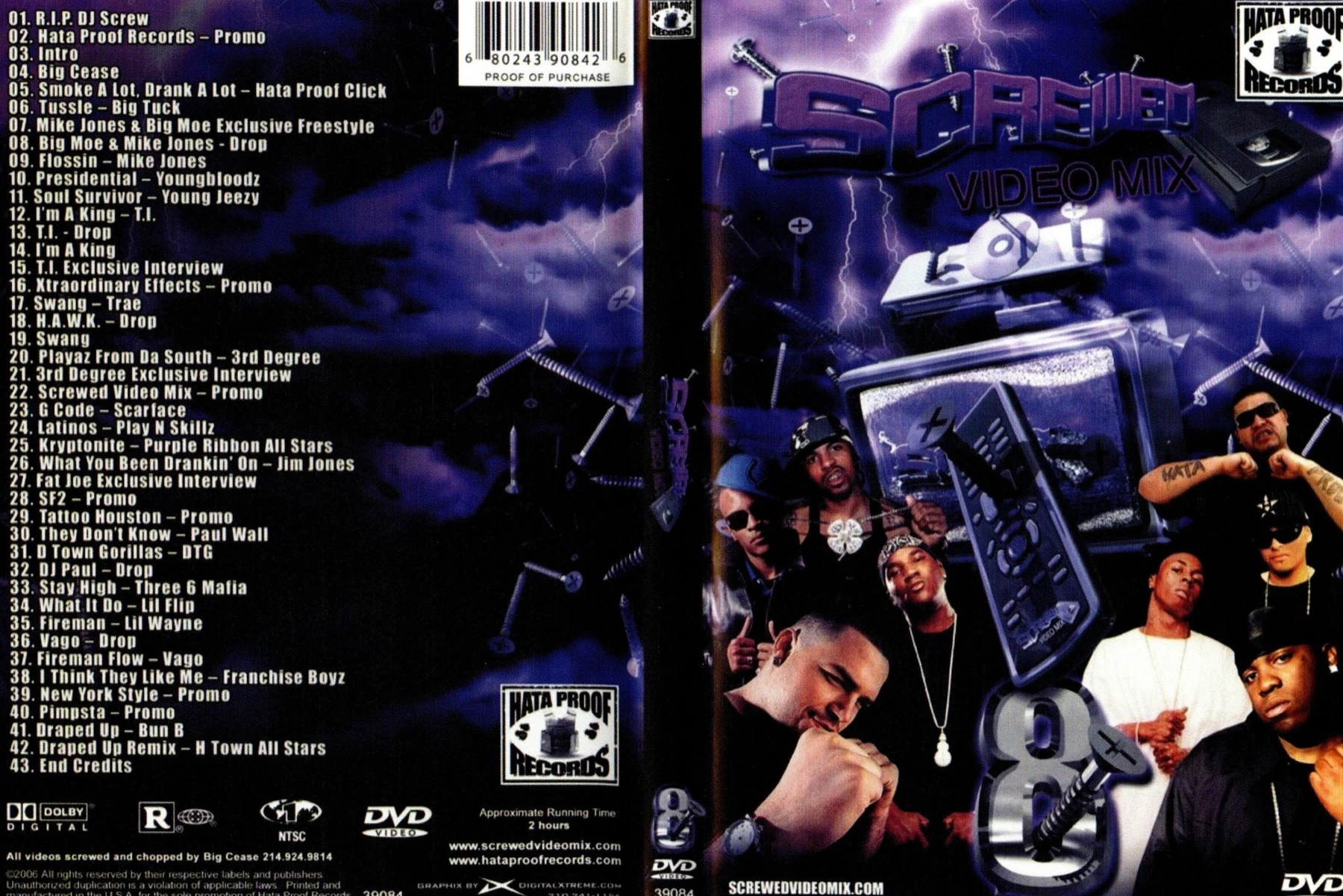 Hata Proof Records - Screwed Video Mix 8 cover