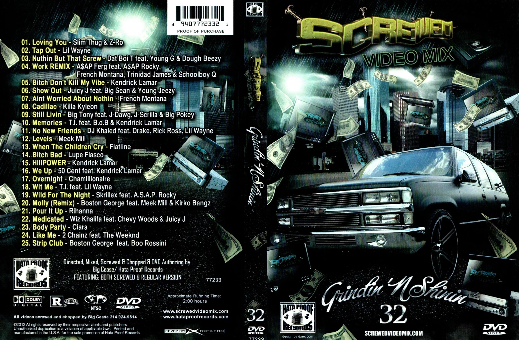 Hata Proof Records - Screwed Video Mix 32 (Grindin' N Shinin) cover