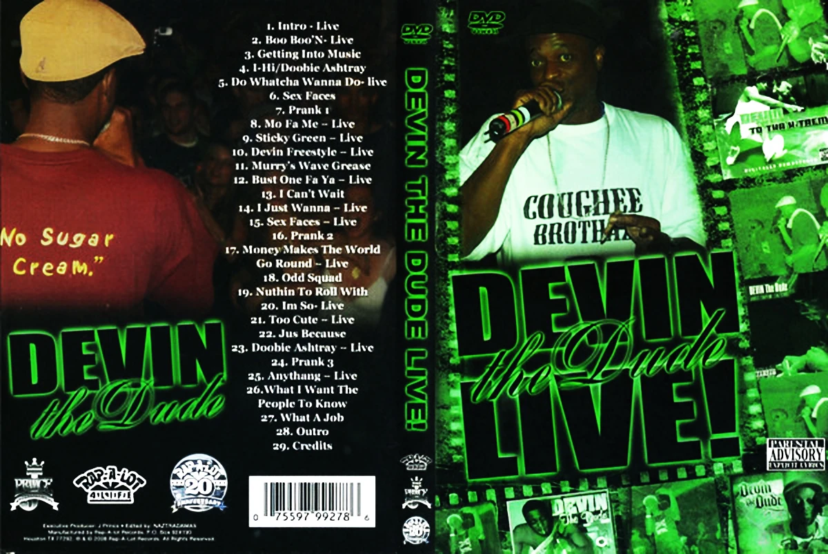 Devin The Dude Live (2008) cover