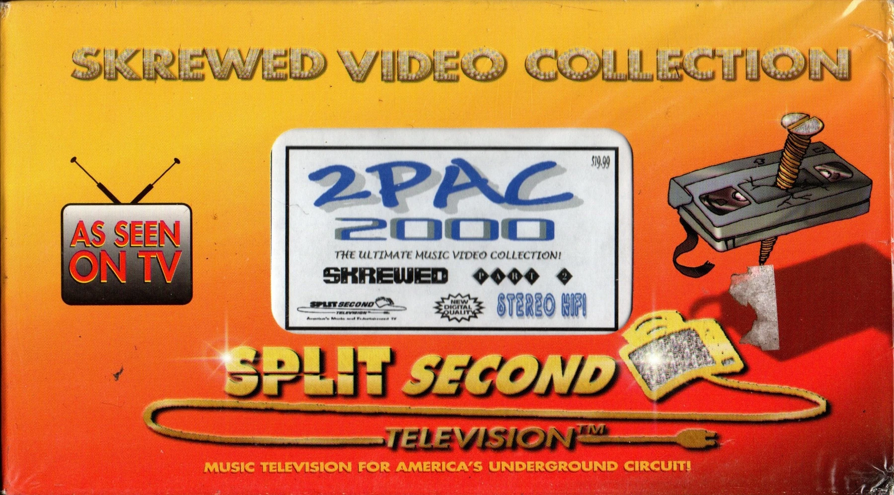 SplitSecondTv - 2-Pac 2000 The Ultimate Skrewed Video Collection (Mash Da Gaz) (VHS Rip) cover