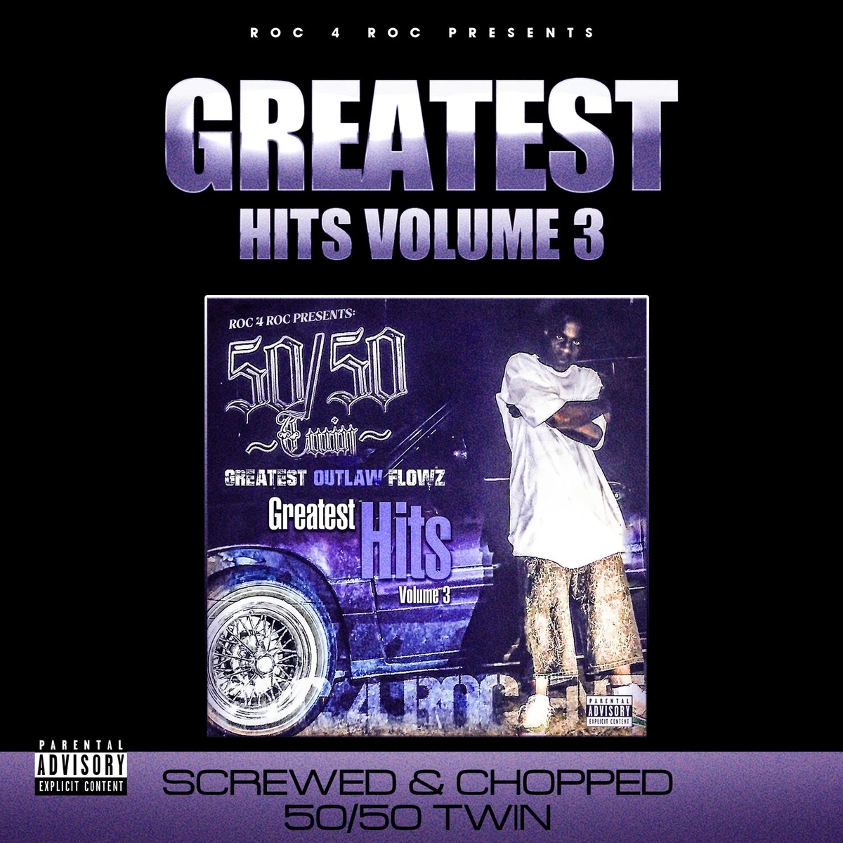 50-50 Twin - Greatest Hits Vol.3 (Screwed & Chopped) cover