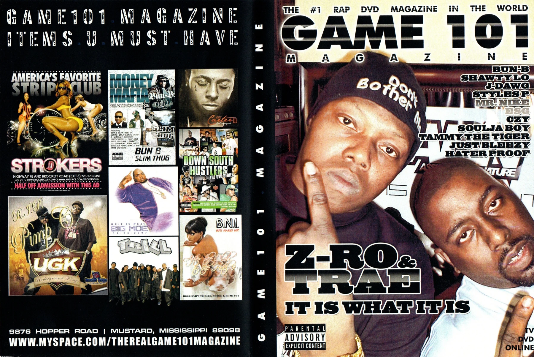 Game 101 - Z-Ro & Trae - It Is What It Is cover