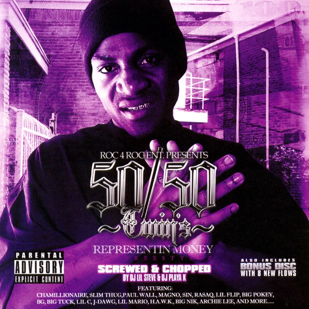 50-50 Twin - Representin Money (Screwed & Chopped) cover