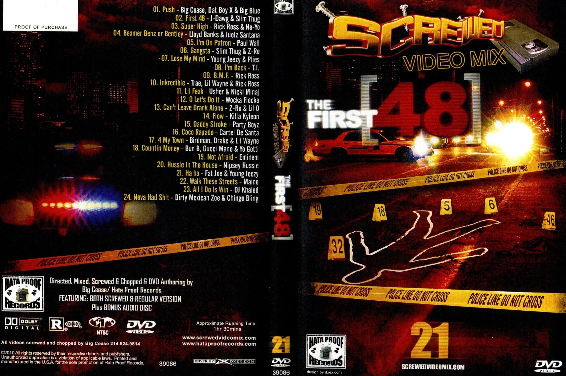 Hata Proof Records - Screwed Video Mix 21 (The First 48) cover