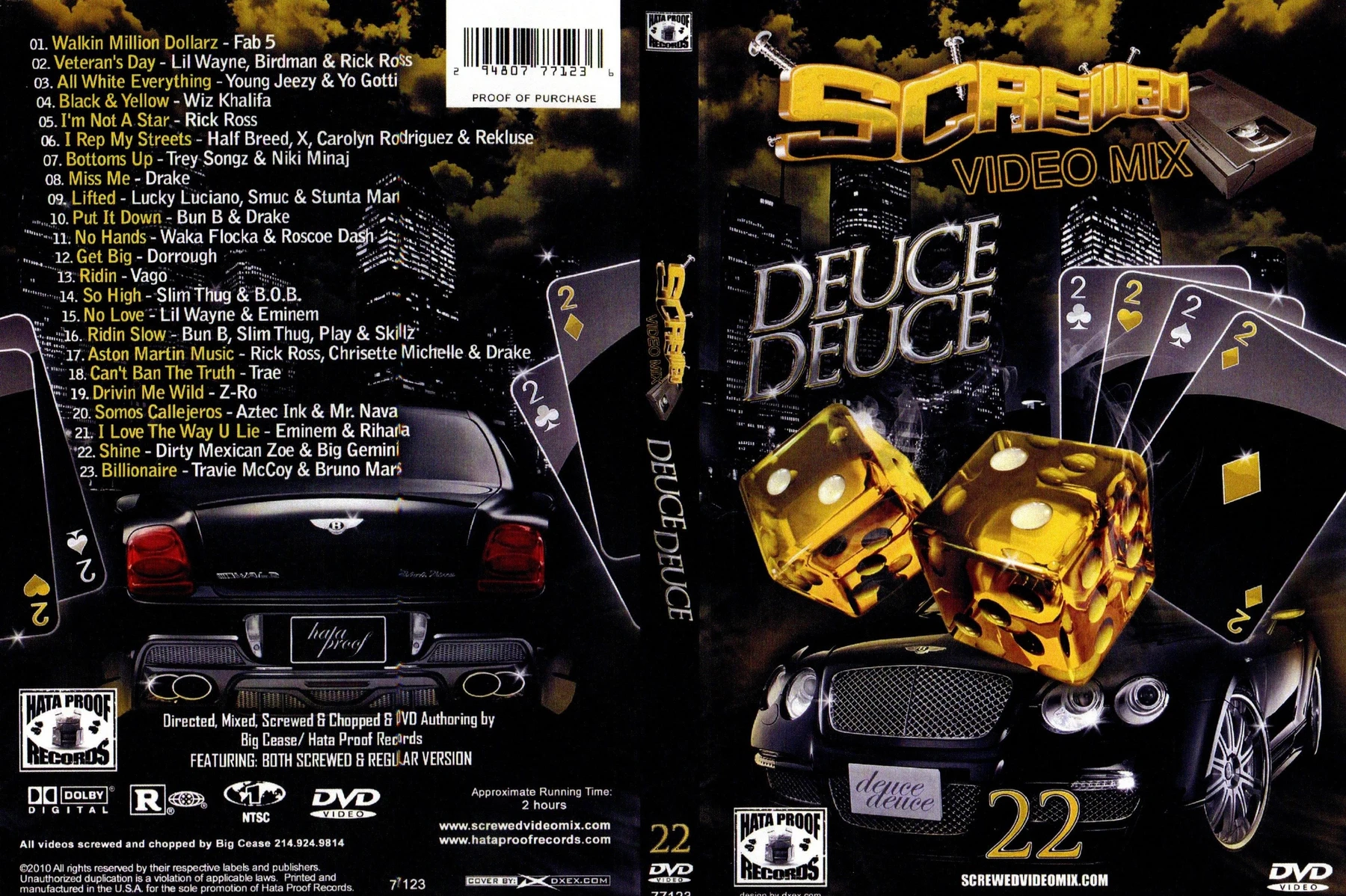 Hata Proof Records - Screwed Video Mix 22 (Deuce Deuce) cover