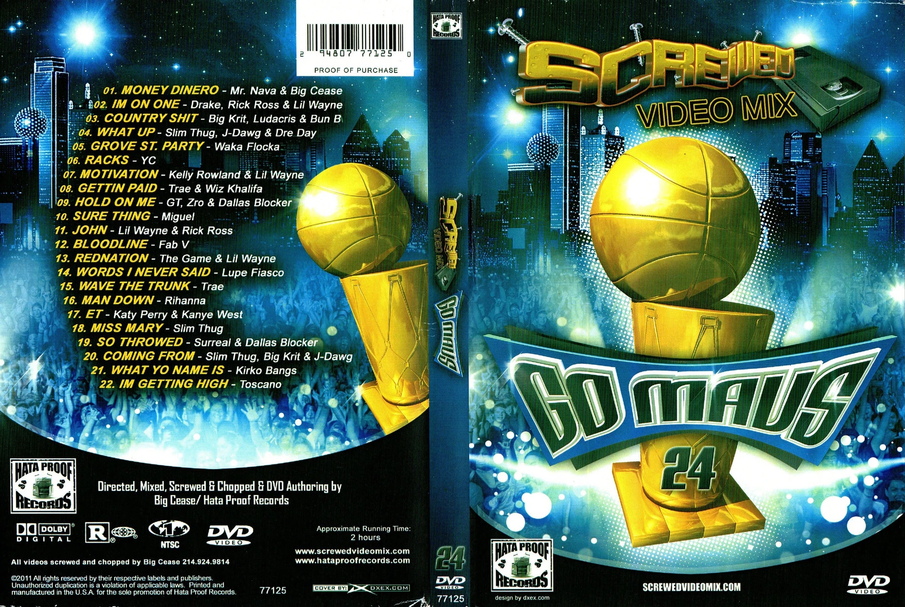 Hata Proof Records - Screwed Video Mix 24 (Go Mavs) cover