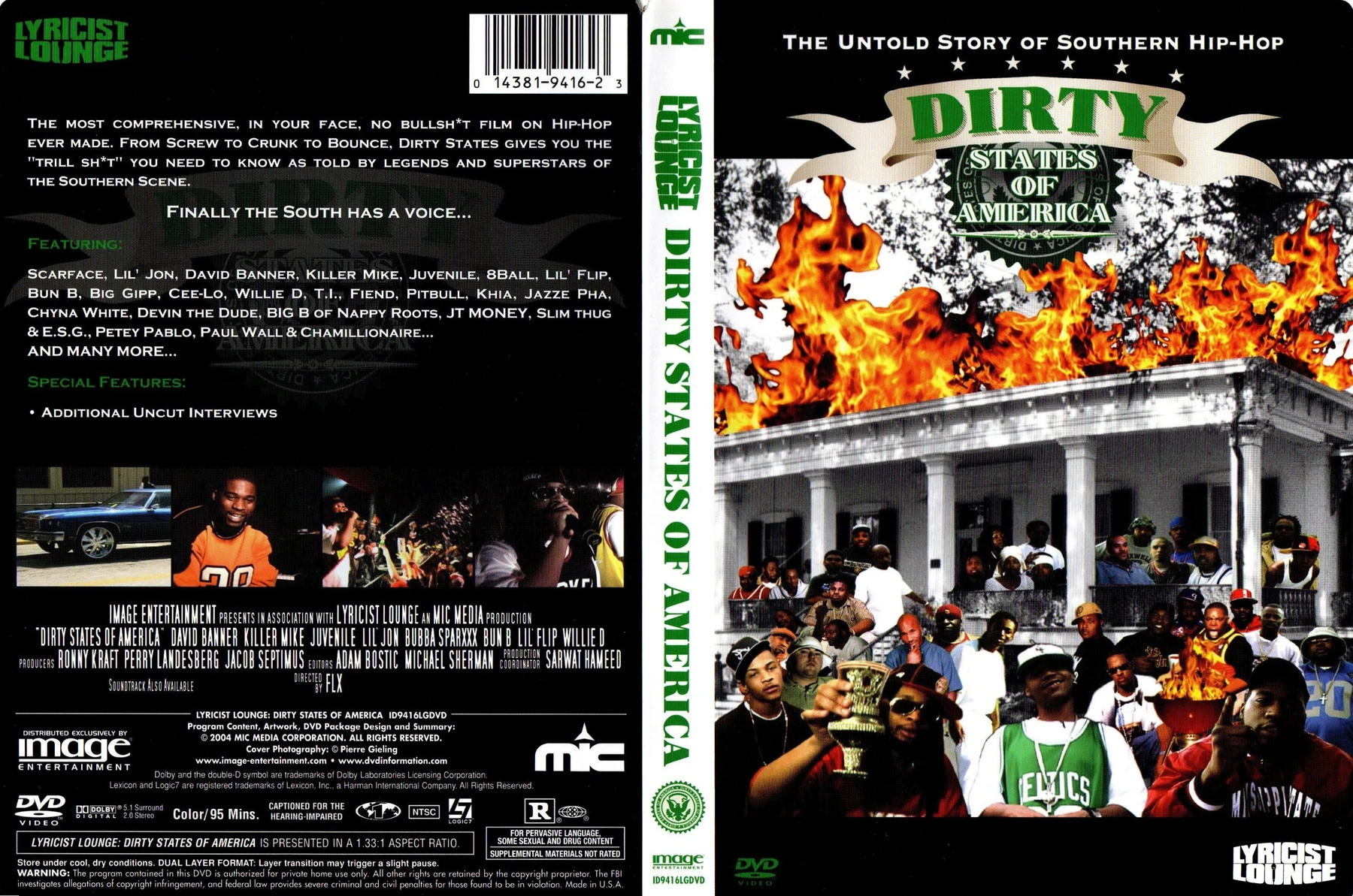 Lyricist Lounge - Dirty States of America - (2004) cover