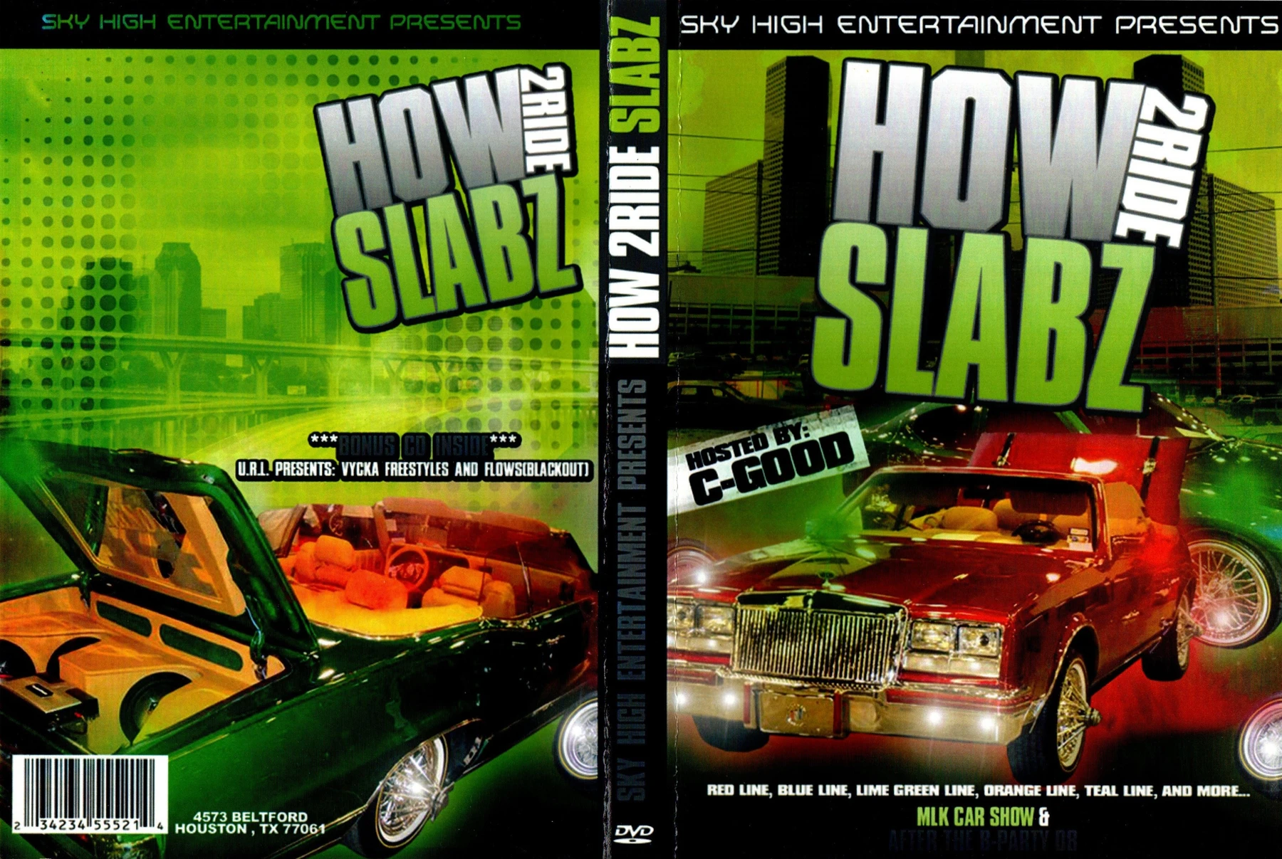 Sky High Entertainment - How 2 Ride Slabz (Hosted By C-Good) (CD & Film) cover