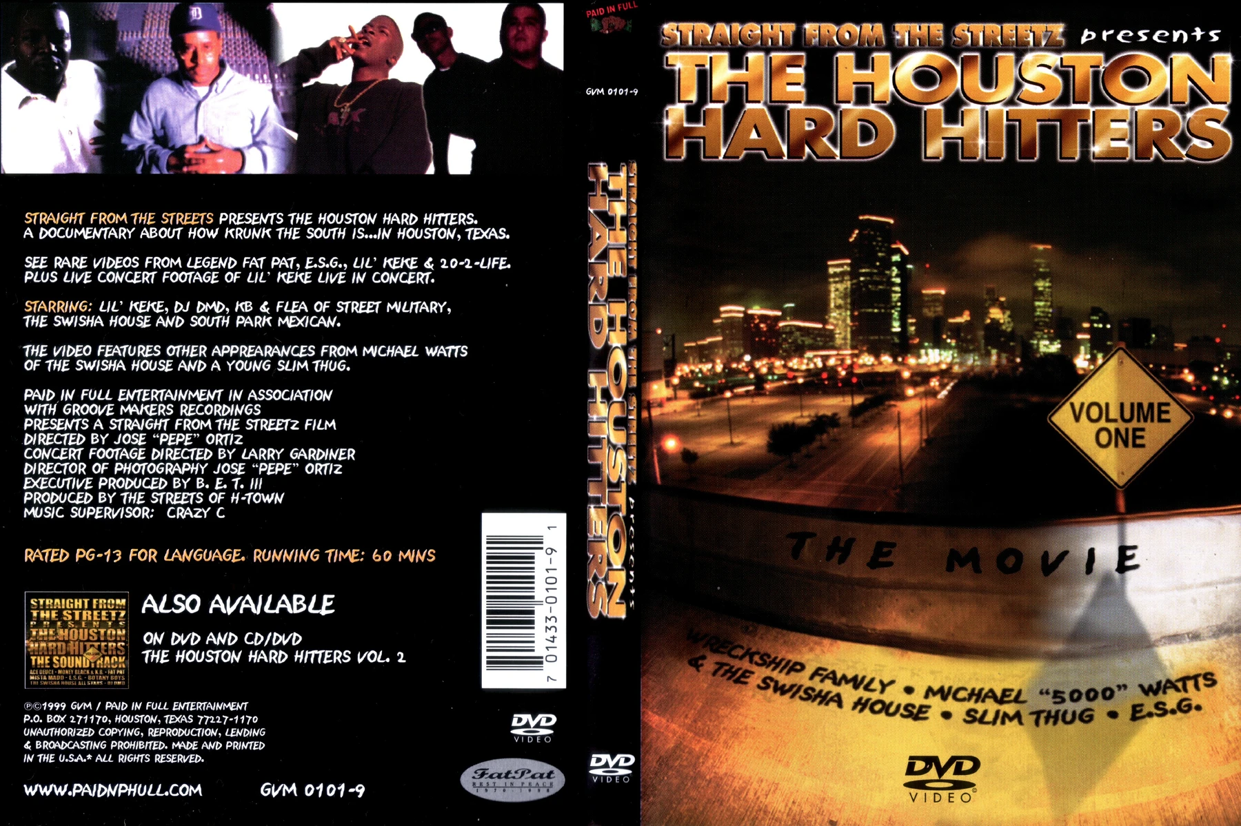 Straight From The Streetz Presents： The Houston Hard Hitters cover