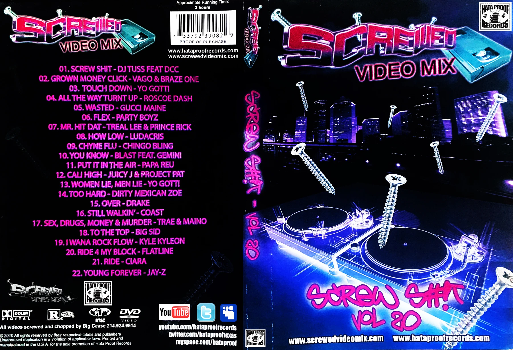 Hata Proof Records - Screwed Video Mix 20 (Screw S#!T) cover