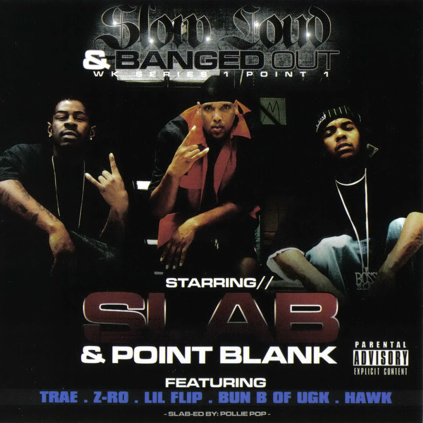 S.L.A.B. - Point Blank - Slow Loud & Banged Out cover