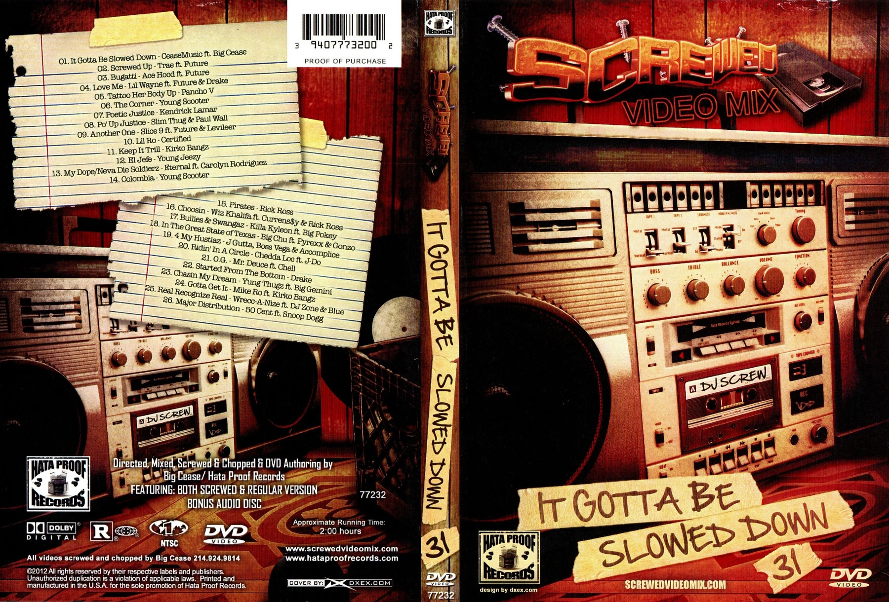 Hata Proof Records - Screwed Video Mix 31 (It Gotta Be Slowd Down) cover