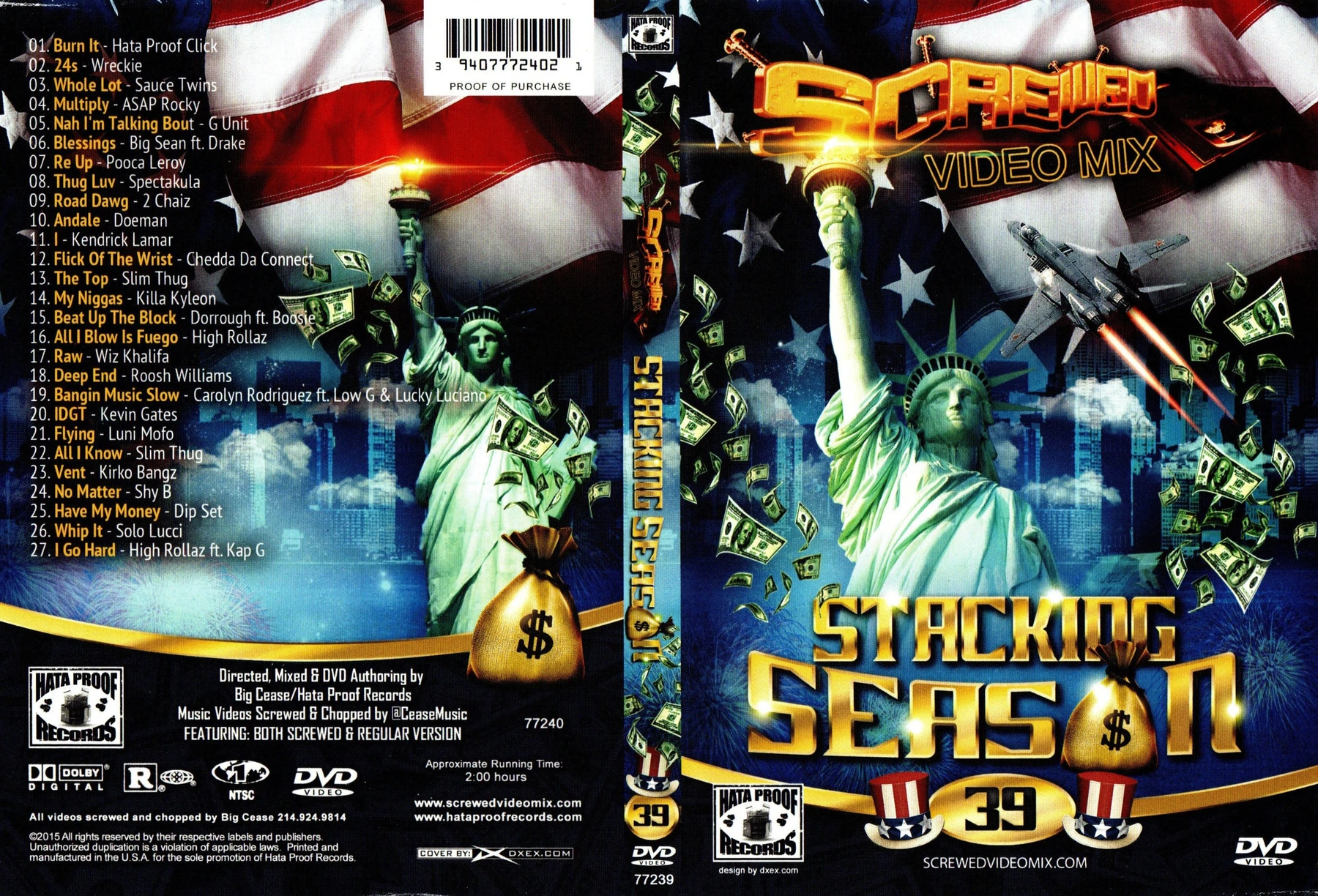 Hata Proof Records - Screwed Video Mix 39 (Stacking Season) cover