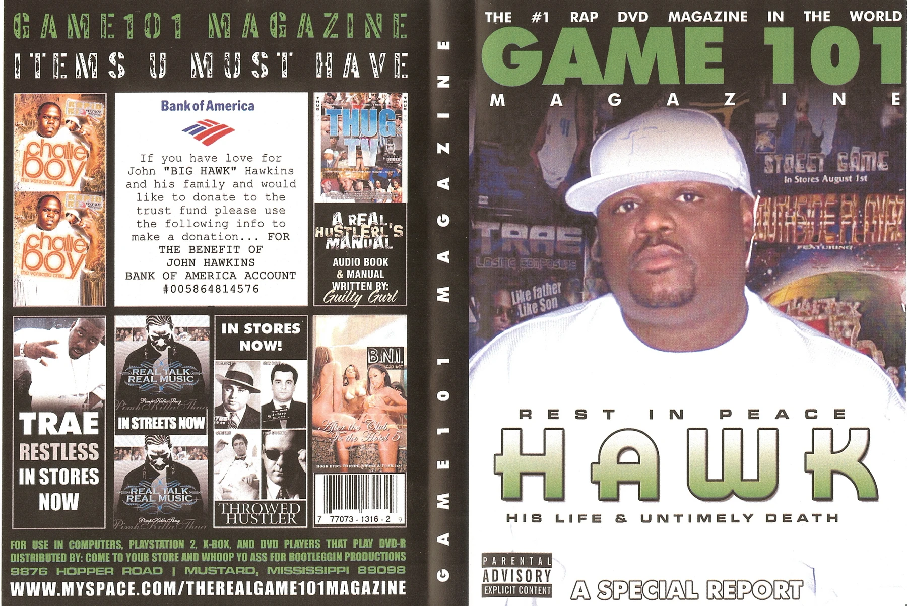Game 101 - Rest In Peace H.A.W.K. cover