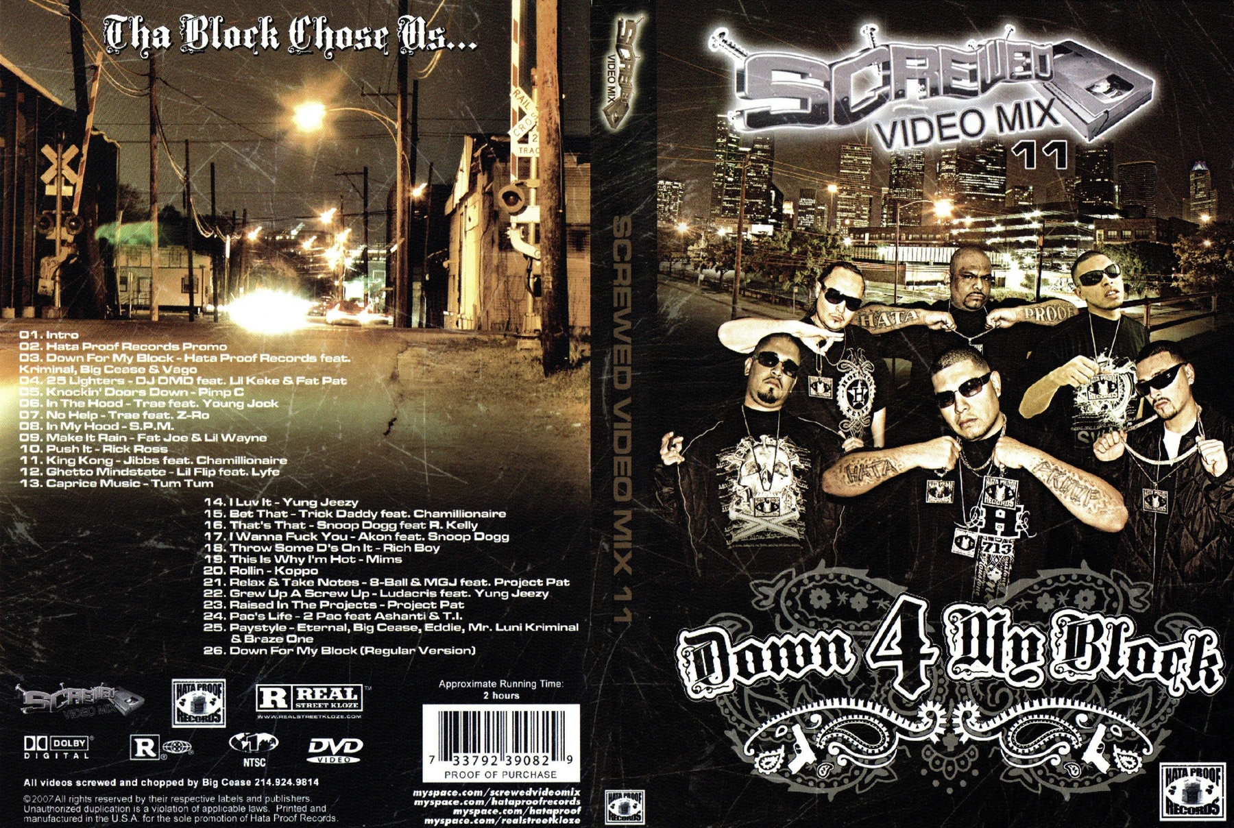 Hata Proof Records - Screwed Video Mix 11 (Down 4 My Block) cover