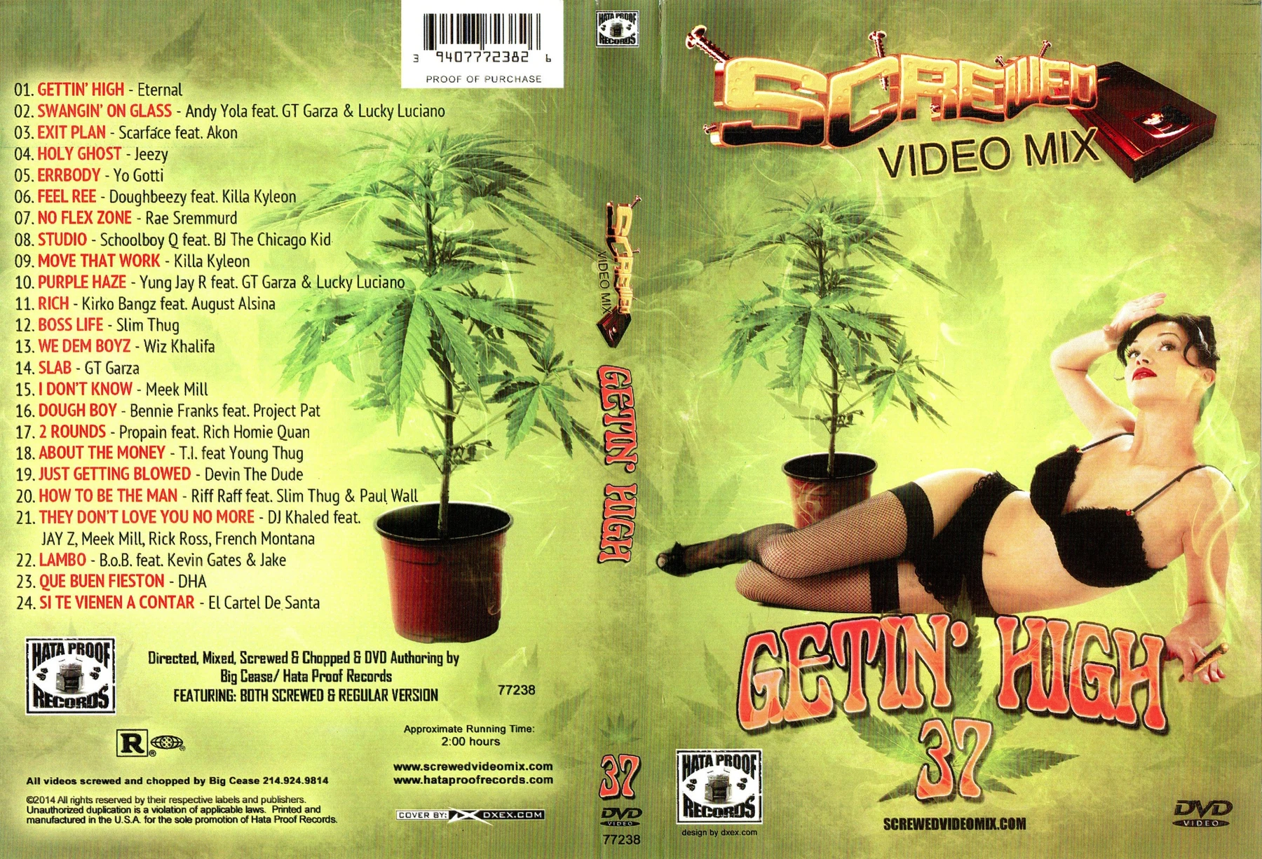 Hata Proof Records - Screwed Video Mix 37 (Getin' High) cover