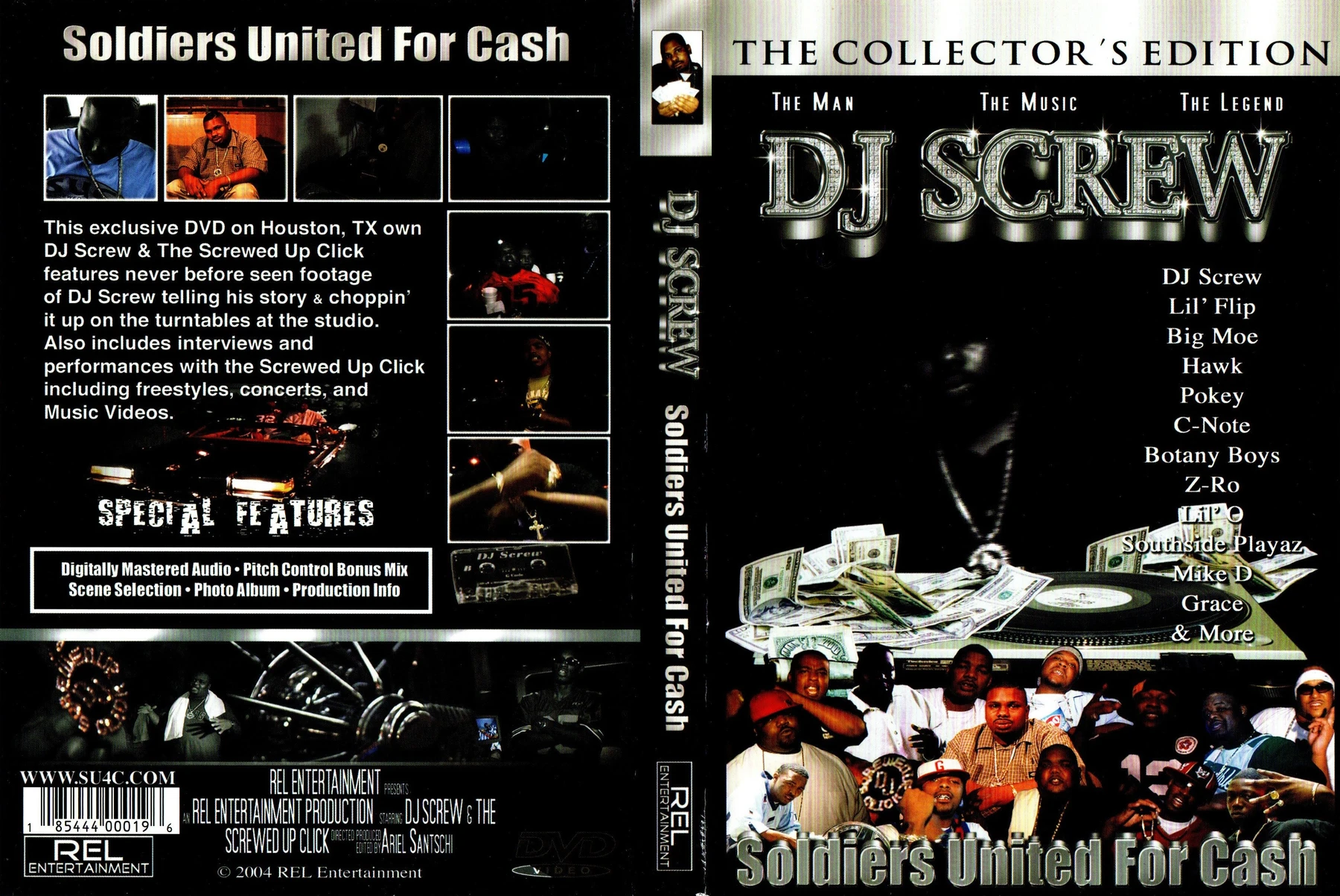 DJ Screw - Soldiers United 4 Cash cover