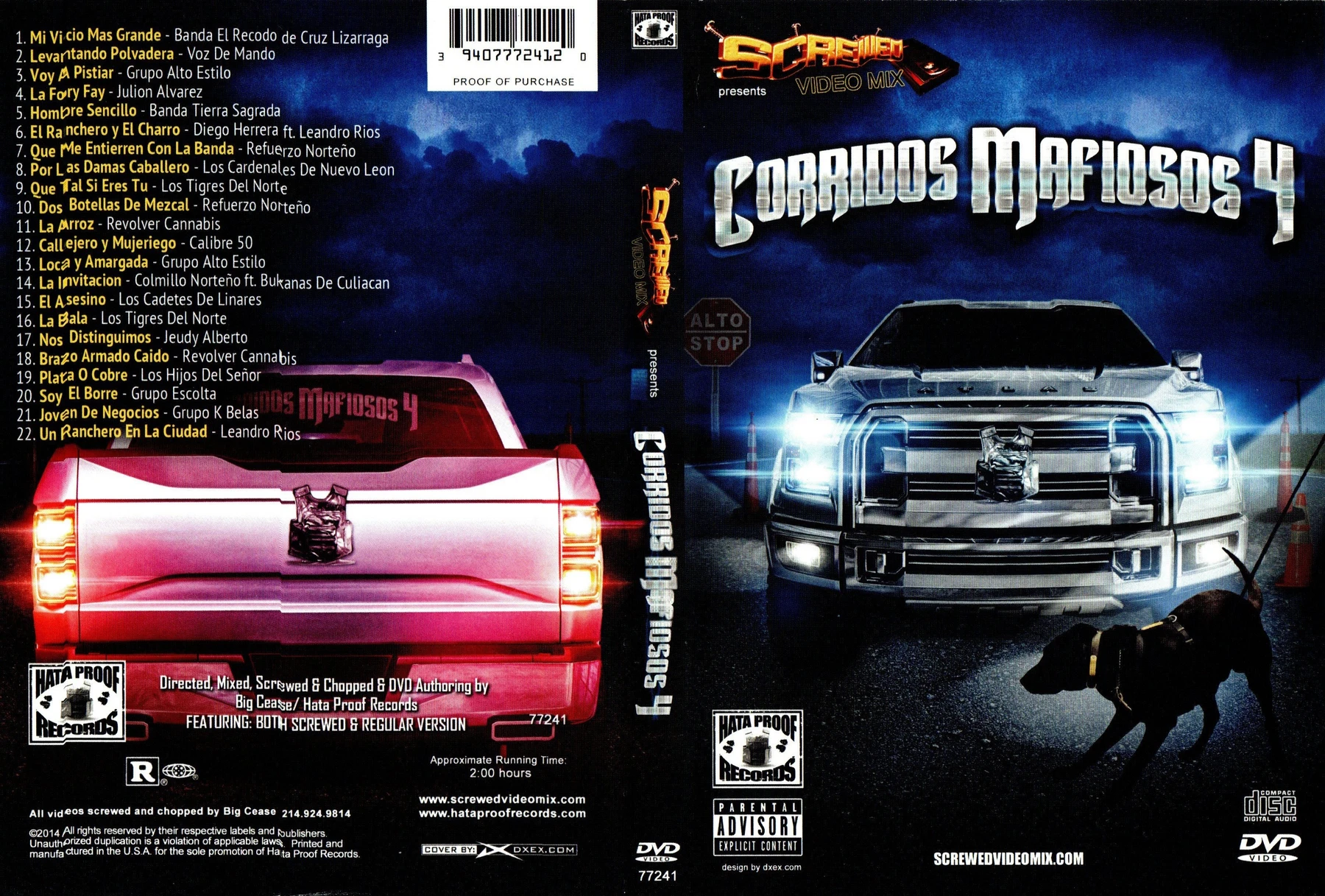Hata Proof Records - Screwed Video Mix (Corridos Mafiosos 4) cover