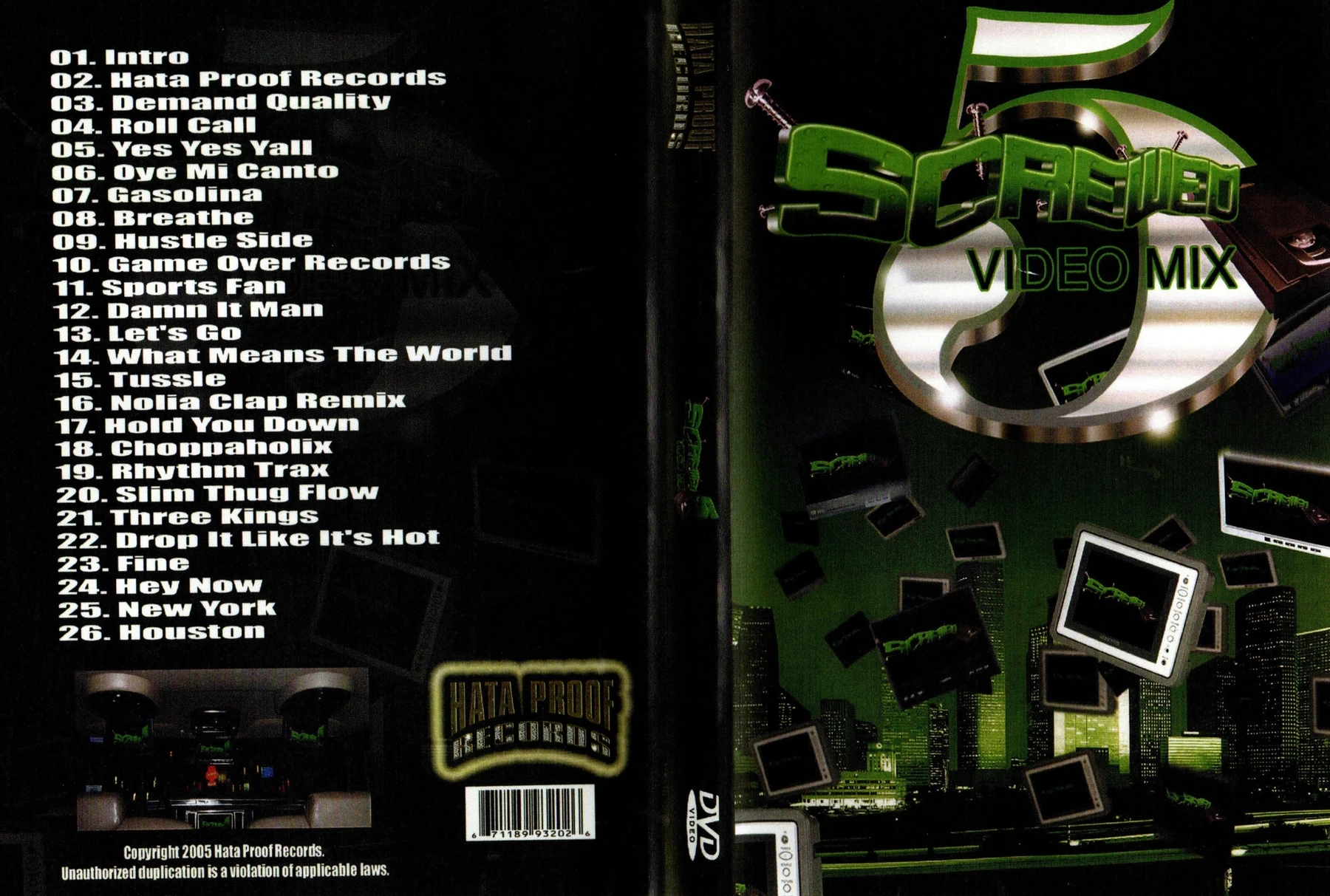 Hata Proof Records - Screwed Video Mix 5 cover