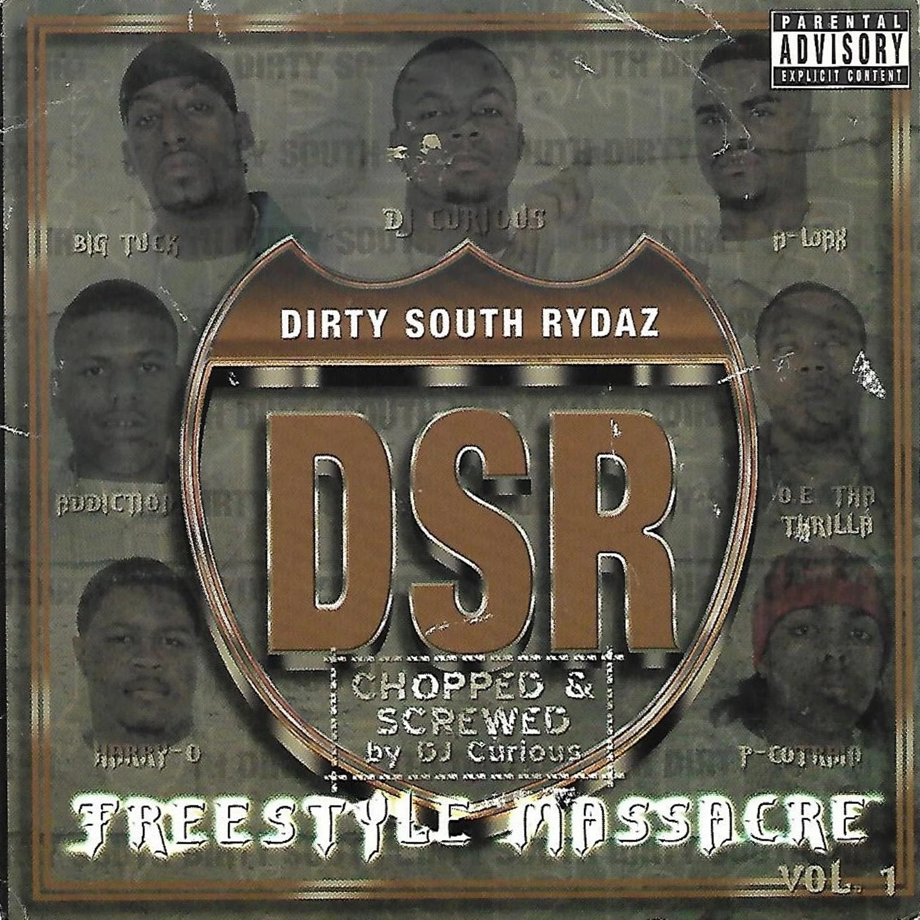 Dirty South Rydaz - DSR Vol.1 (Freestyle Massacre) (Regular) cover
