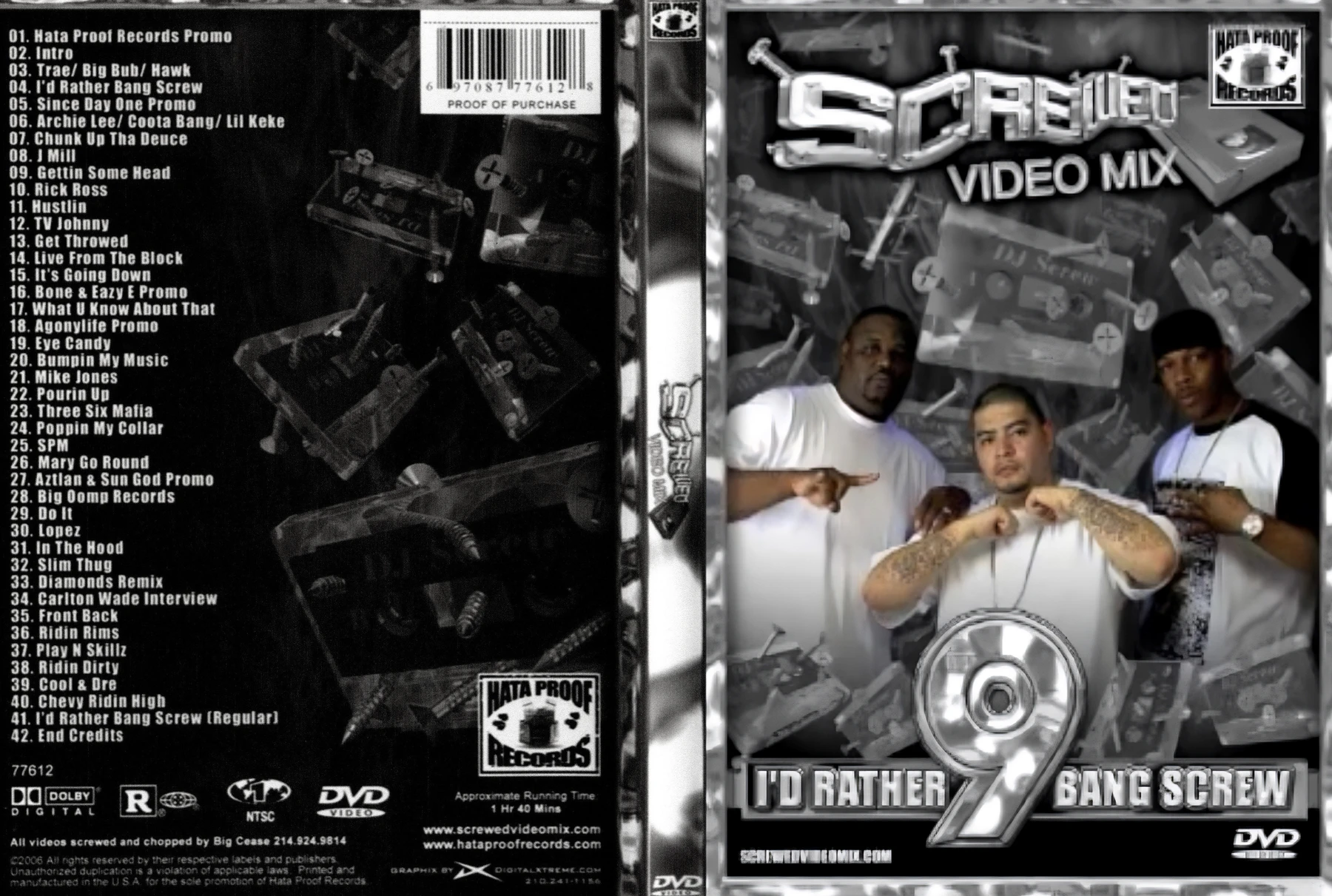 Hata Proof Records - Screwed Video Mix 9 cover