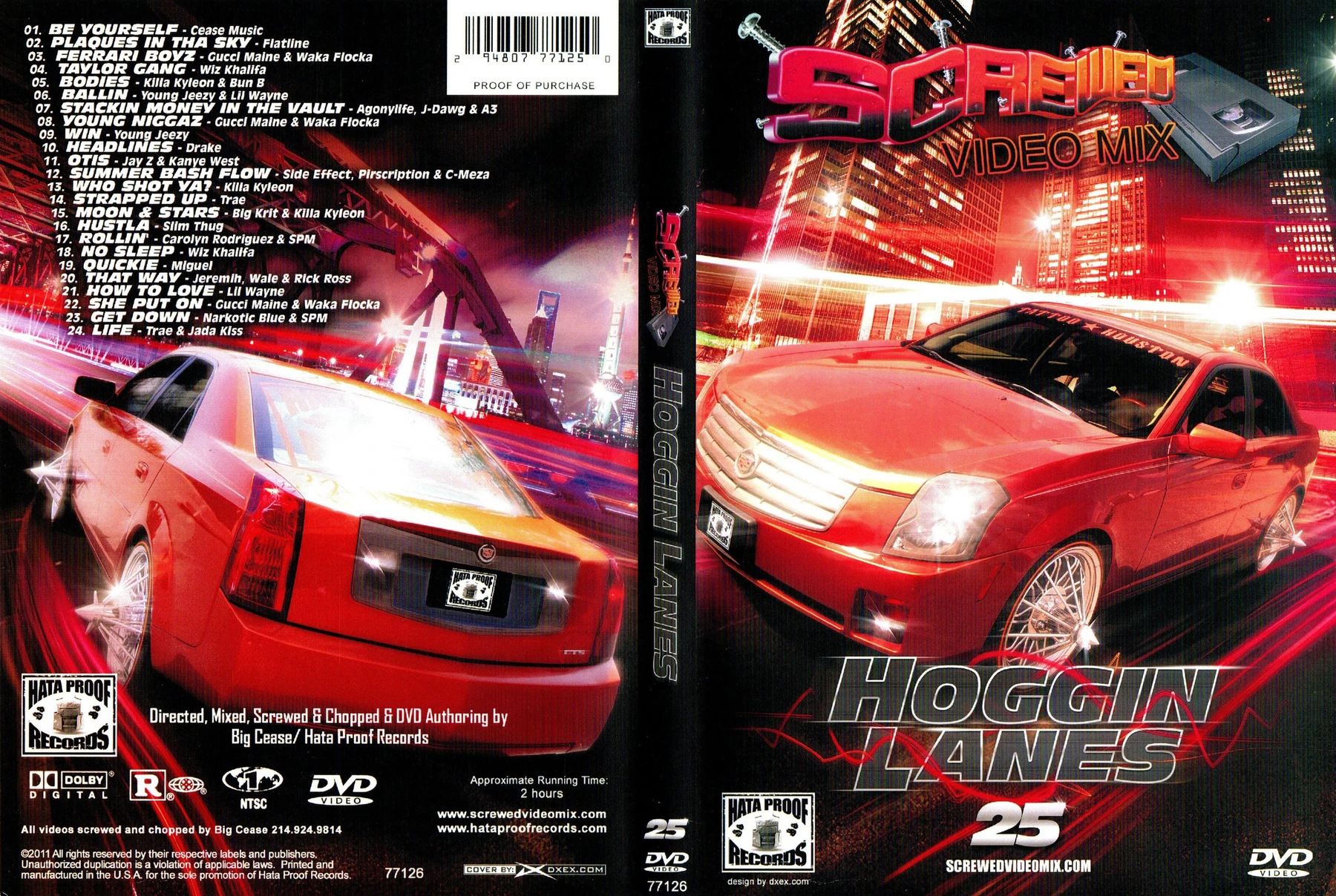 Hata Proof Records - Screwed Video Mix 25 (Hoggin Lanes) cover