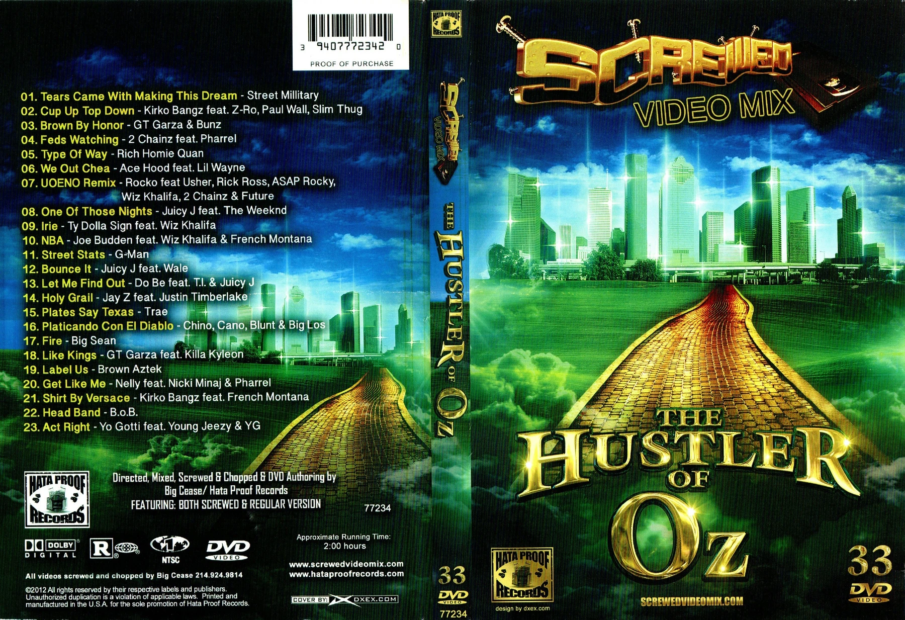 Hata Proof Records - Screwed Video Mix 33 (The Hustler Of Oz) cover