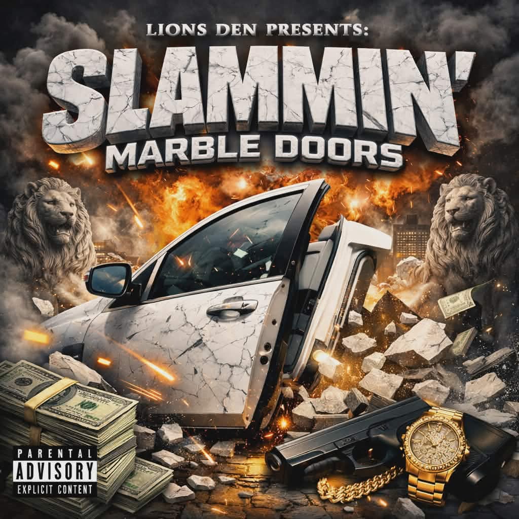 Lions Den - Slammin Marble Doors