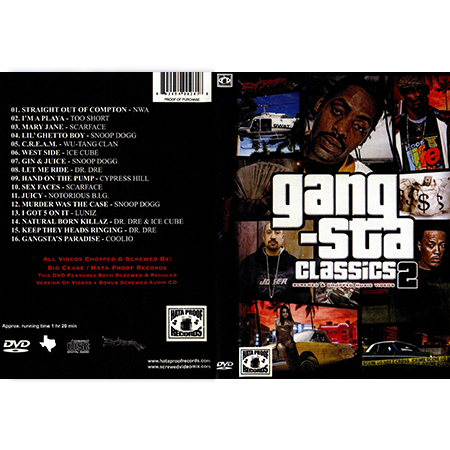 Screwed Video Mix Gangsta Classics 2